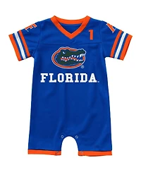Boys and Girls Infant Colosseum Royal Florida Gators Bumpo Football Romper