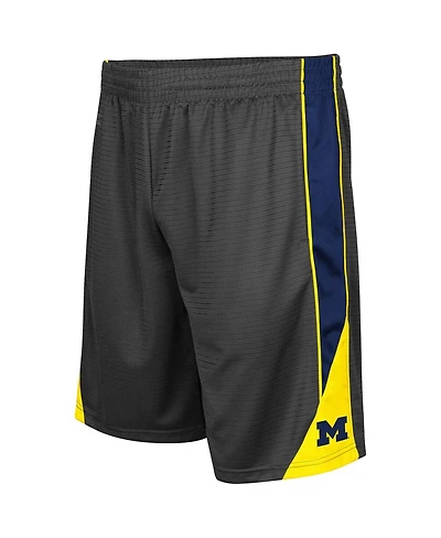 Men's Colosseum Charcoal Michigan Wolverines Turnover Shorts