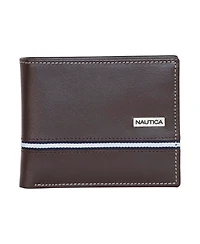 Nautica Men's Bifold Leather Wallet