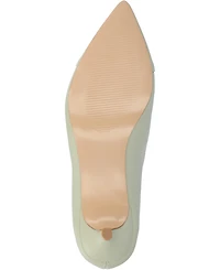 Journee Collection Women's Jadde Pointed Toe Kitten Heel Dress Booties