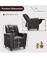 Kids Recliner Armchair Children's Furniture Sofa Couch Chair