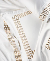 Hotel Collection Chain Links Embroidery 100% Pima Cotton 2-Pc. Sham Set, Euro, Exclusively at Macy's