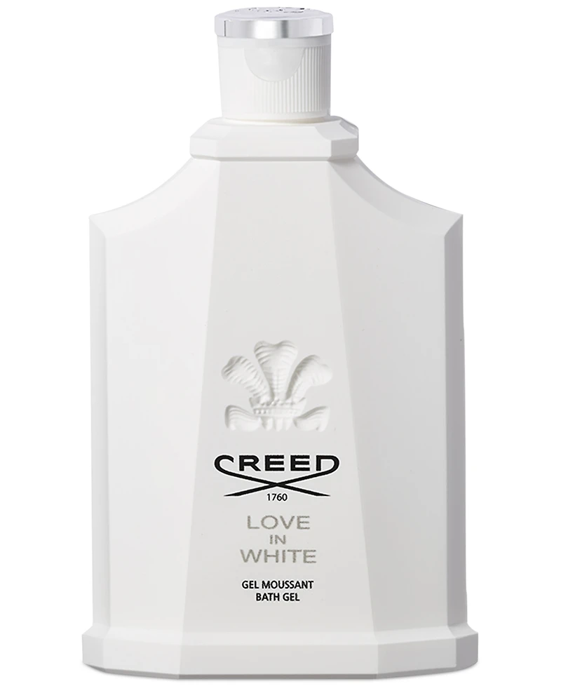 Creed Love In White Bath Gel, 6.8 oz.