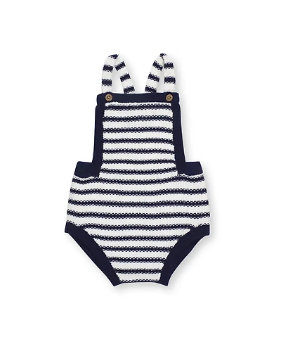 Hope & Henry Baby Boys Overall Sweater Romper
