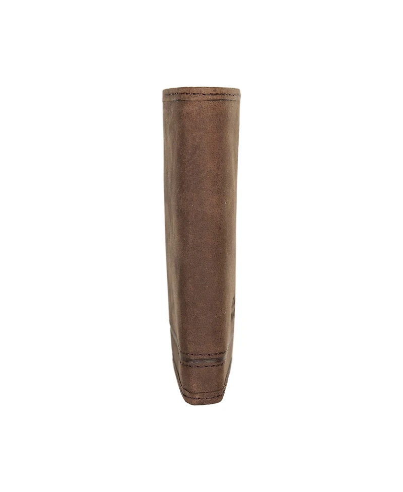 Lucky Brand Men's Grooved Leather Trifold Wallet