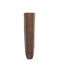 Lucky Brand Men's Grooved Leather Trifold Wallet