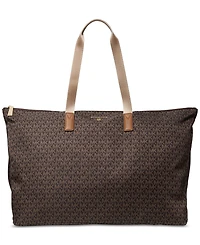 Michael Kors Logo Jet Set Travel Large Packable Nylon Tote