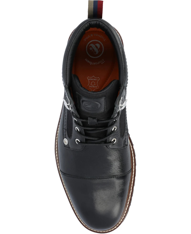 Thomas & Vine Men's Feron Tru Comfort Foam Cap Toe Ankle Boots