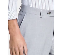 Bar Iii Men's Slim-Fit Wool Sharkskin Suit Pants, Created for Macy's