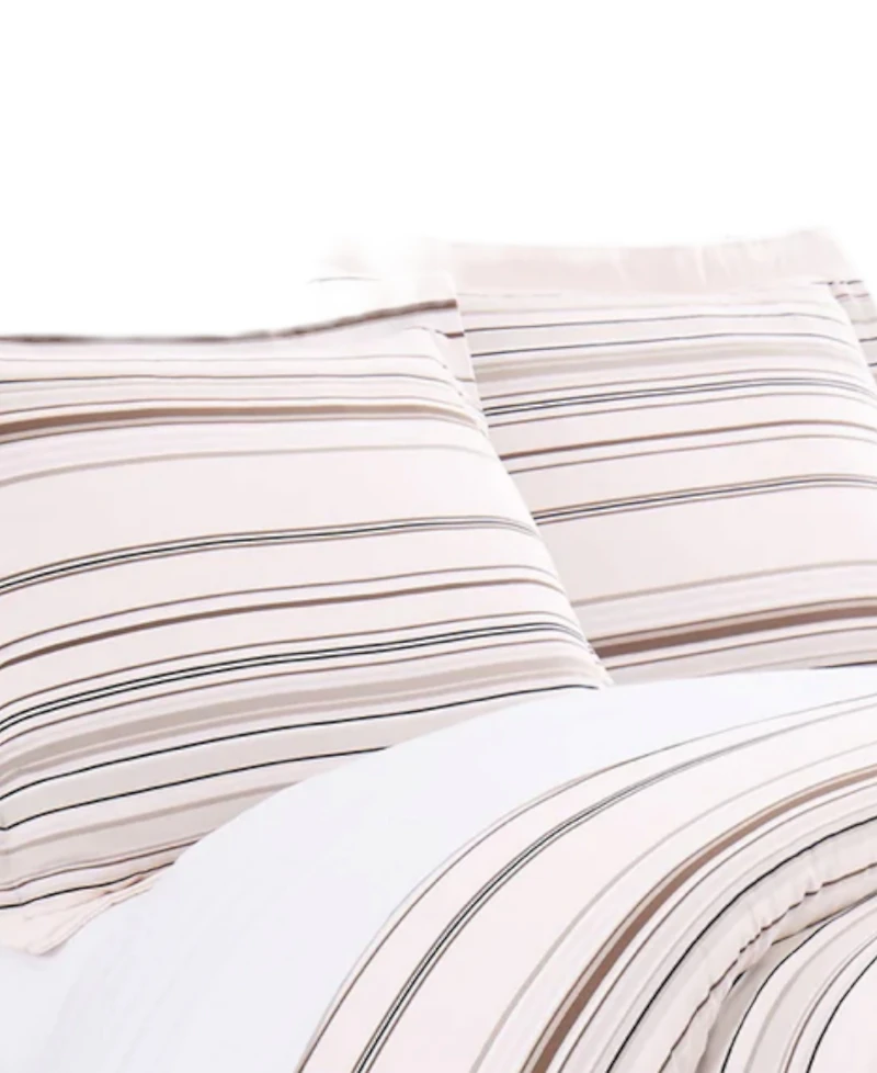 Southshore Fine Linens Stripe 3-Pc. Comforter Set