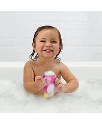 Munchkin Toddler Wind Up Swimming Penguin Baby Bath Toy, Pink