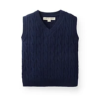 Hope & Henry Baby Boys V-Neck Cable Sweater Vest