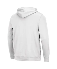 Men's Colosseum White Oregon Ducks Lantern Pullover Hoodie