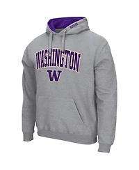 Colosseum Men's Washington Huskies Arch & Logo 3.0 Pullover Hoodie