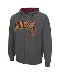 Colosseum Men's Minnesota Golden Gophers Arch Logo 3.0 Full-Zip Hoodie