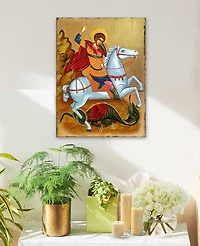 G.DeBrekht Saint George Holiday Religious Monastery Icons