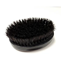 StyleCraft Professional Barber Oval Military-Inspired Hair Brush 100% Natural Boar Bristles with Wood Palm Handle