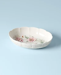 Lenox Butterfly Meadow Scalloped Oval Baker, 2 Qt.