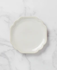 Lenox Dinnerware, French Perle Bead White Salad Plate
