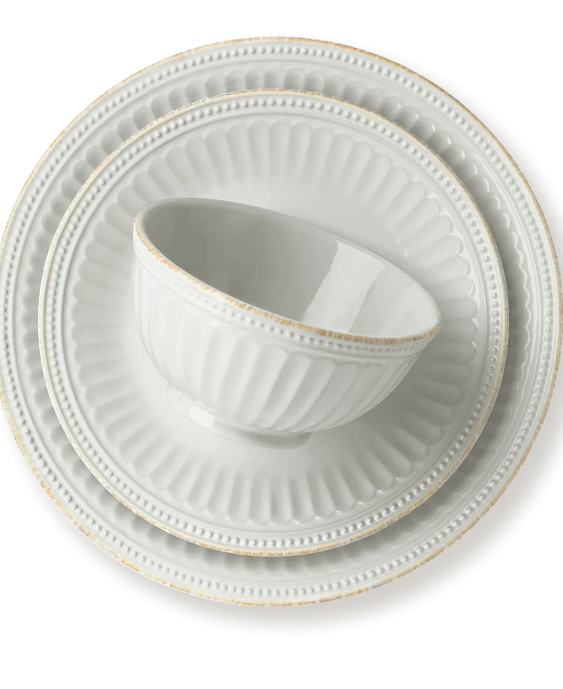 Lenox French Perle Groove 12 Pc. Dinnerware Set, Service for 4