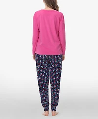 Ink+Ivy Women's Long Sleeve Crew Top with Jogger, Set of 2