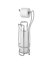 iDesign Axis Steel Free Standing Toilet Paper Storage Dispenser