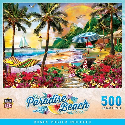Paradise Beach - Hawaiian Life 500 Piece Jigsaw Puzzle