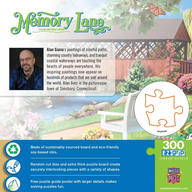 MasterPieces Memory Lane - Countryside Park 300 Piece Ez Grip Puzzle