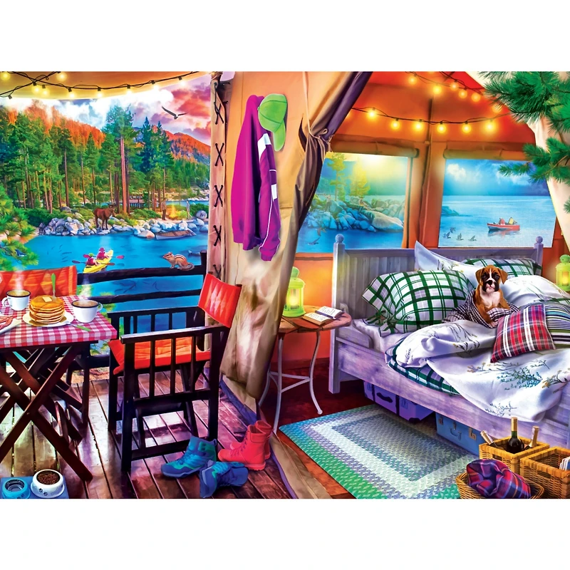 MasterPieces Campside - Glamping Style 300 Piece Ez Grip Jigsaw Puzzle