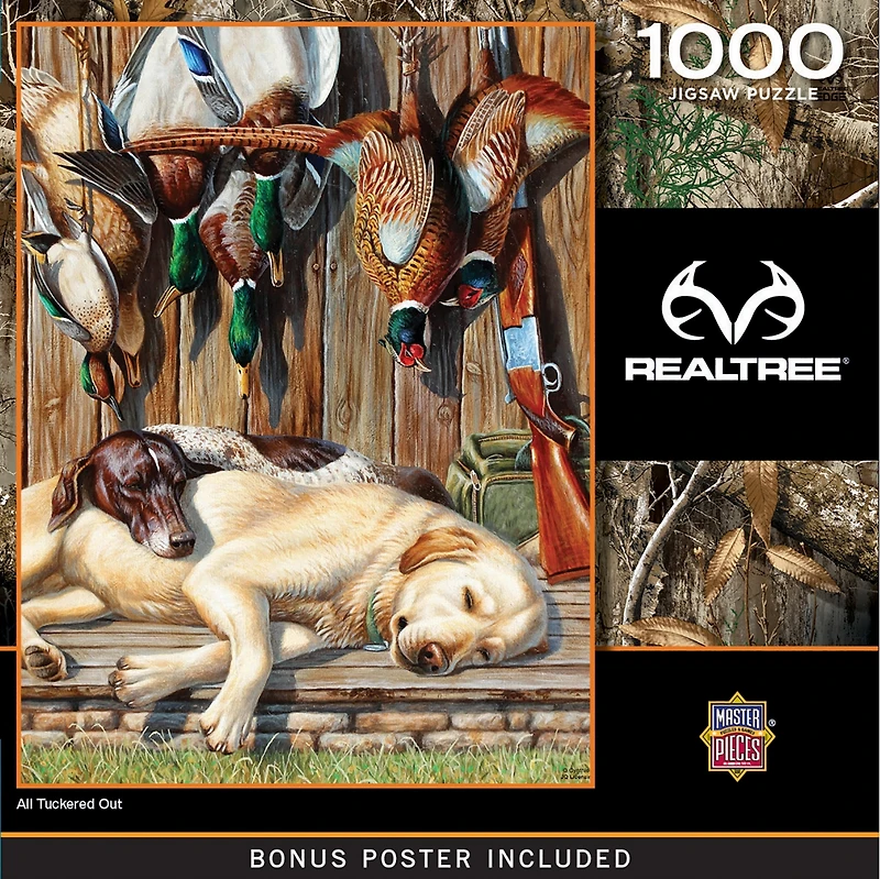 MasterPieces Realtree - All Tuckered Out 1000 Piece Jigsaw Puzzle