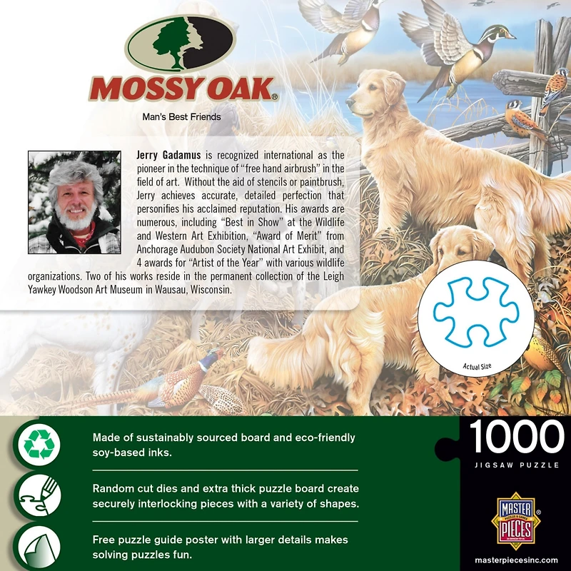 Masterpieces Mossy Oak - Man's Best Friend 1000 Piece Jigsaw Puzzle