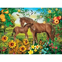Masterpieces Green Acres - Neighs & Nuzzles 300 Piece Ez Grip Puzzle