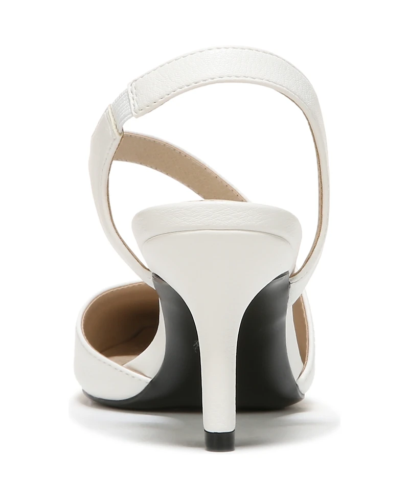 LifeStride Women's Santorini Asymmetrical Slingback Pumps