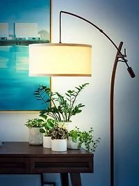 Grayson 84" Led Arc Floor Lamp with Adjustable Arm