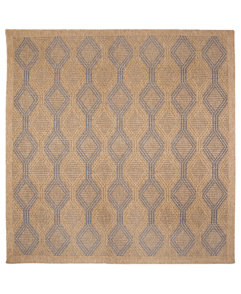 Liora Manne' Sahara Links 7'10" x 7'10" Square Outdoor Area Rug