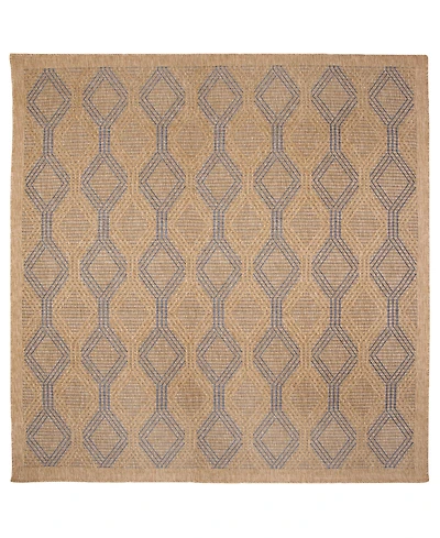 Liora Manne' Sahara Links 7'10" x 7'10" Square Outdoor Area Rug
