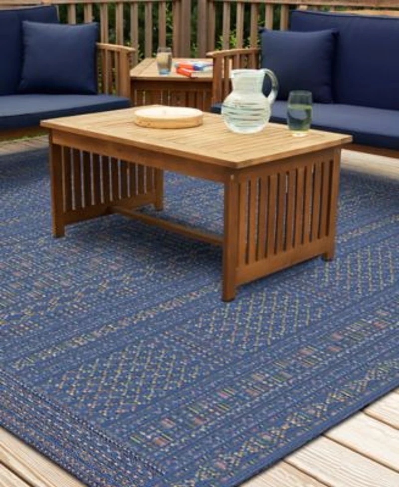 Liora Manne Avena Panel Stripe Area Rug