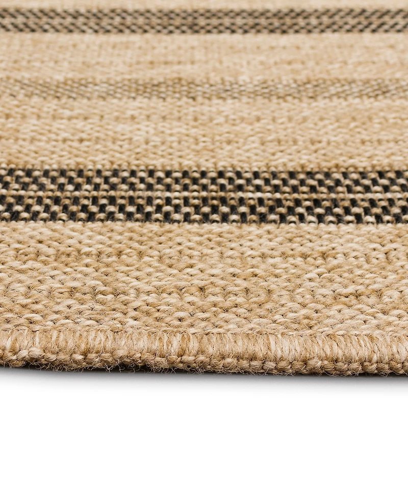 Liora Manne' Sahara Multi Border 3'3" x 4'11" Outdoor Area Rug