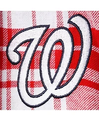 Women's Concepts Sport Red and Navy Washington Nationals Accolade Flannel Pants