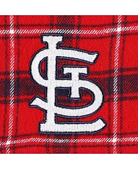 Men's Concepts Sport Red, Navy St. Louis Cardinals Ledger Flannel Boxers