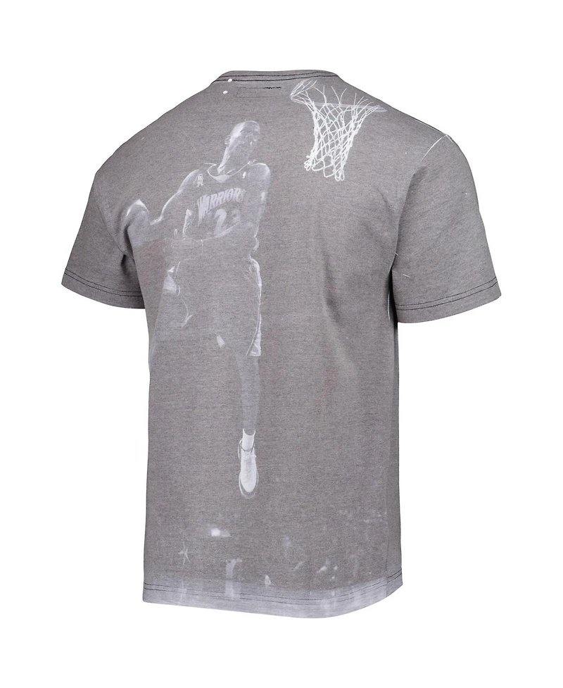 Men's Mitchell & Ness Jason Richardson Gray Golden State Warriors Above The Rim Sublimated T-shirt