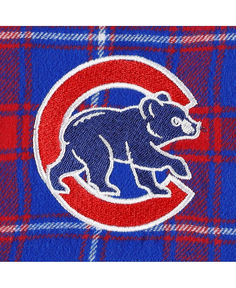 Men's Concepts Sport Royal, Red Chicago Cubs Ledger Flannel Boxers