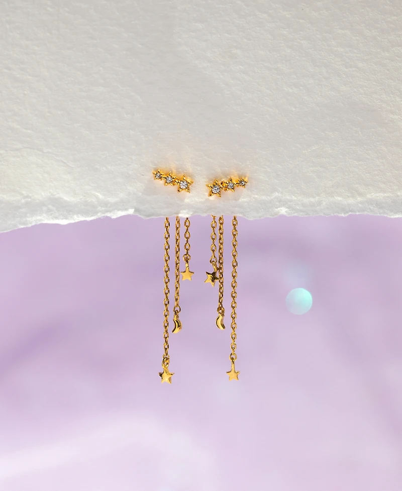 Girls Crew Women's Meteor Shower Dangle Earrings