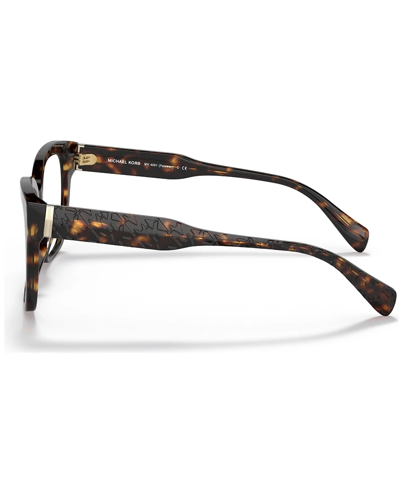 Michael Kors Women's Palawan Square Eyeglasses, MK409154-o