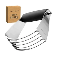 Stainless Steel Pastry Dough Cutter with Comfortable Grip Handle