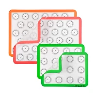 Macaron Silicone Baking Mats 4-Pc