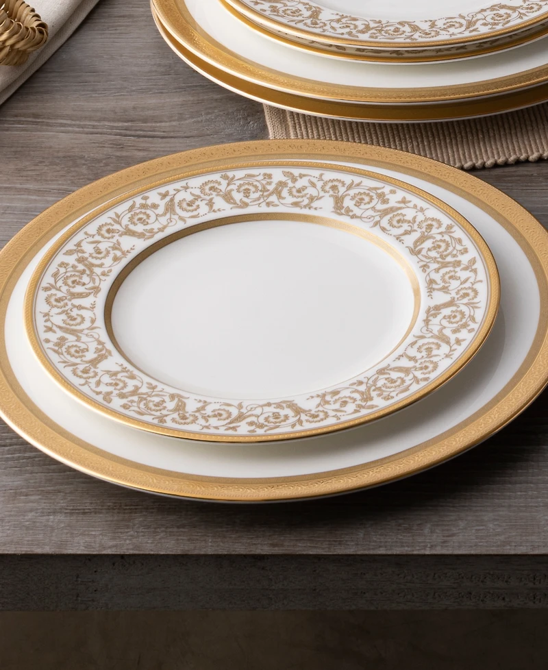 Noritake Summit Gold Set of 4 Salad Plates, Service For 4