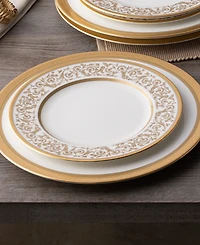 Noritake Summit Gold Set of 4 Salad Plates, Service For 4