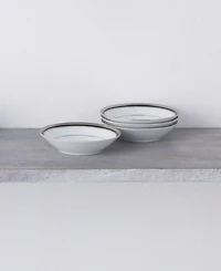 Noritake Austin Platinum Set of 4 Fruit Bowls, Service For 4