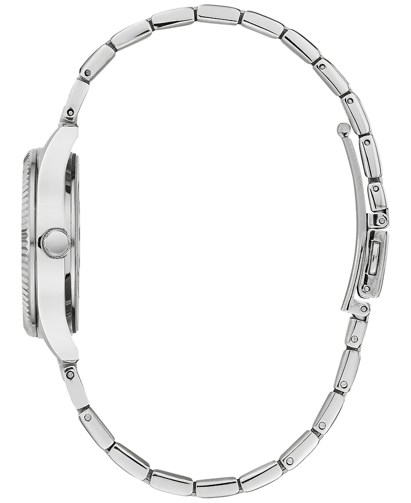 Caravelle designed by Bulova Women's Crystal Stainless Steel Bracelet Watch 32mm Gift Set